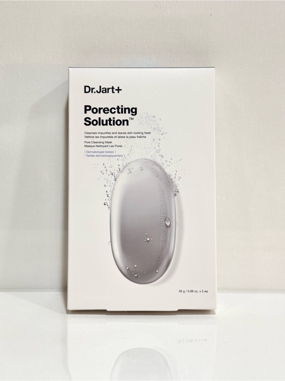Dr.Jart+ Porecting Solution Pore Cleansing Mask 5 Masks New Sealed Exp 08/2028